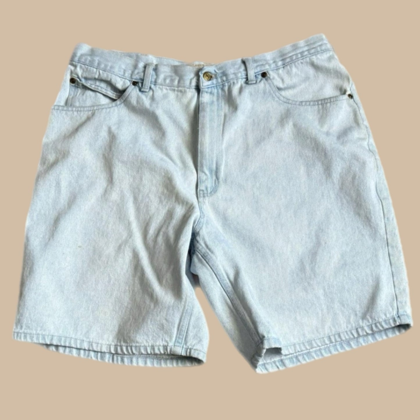 90s LIGHT BLUE DENIM SHORTS
