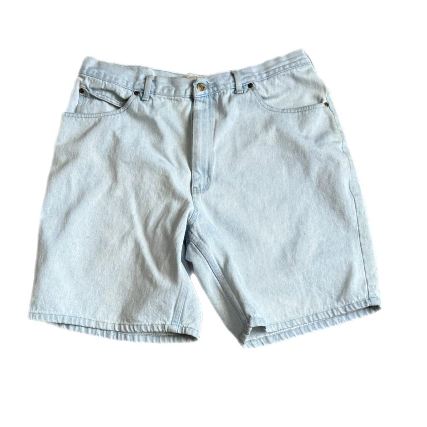 90s LIGHT BLUE DENIM SHORTS