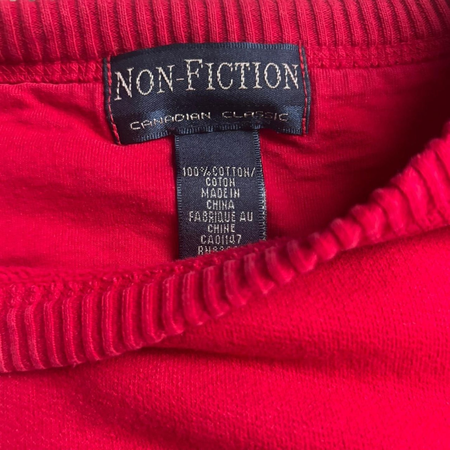 90'S CINABARR HILLS RED CREWNECK