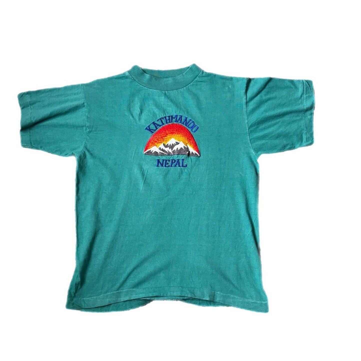 80s SINGLE STITCH EMBROIDERED KATMANDU TEE
