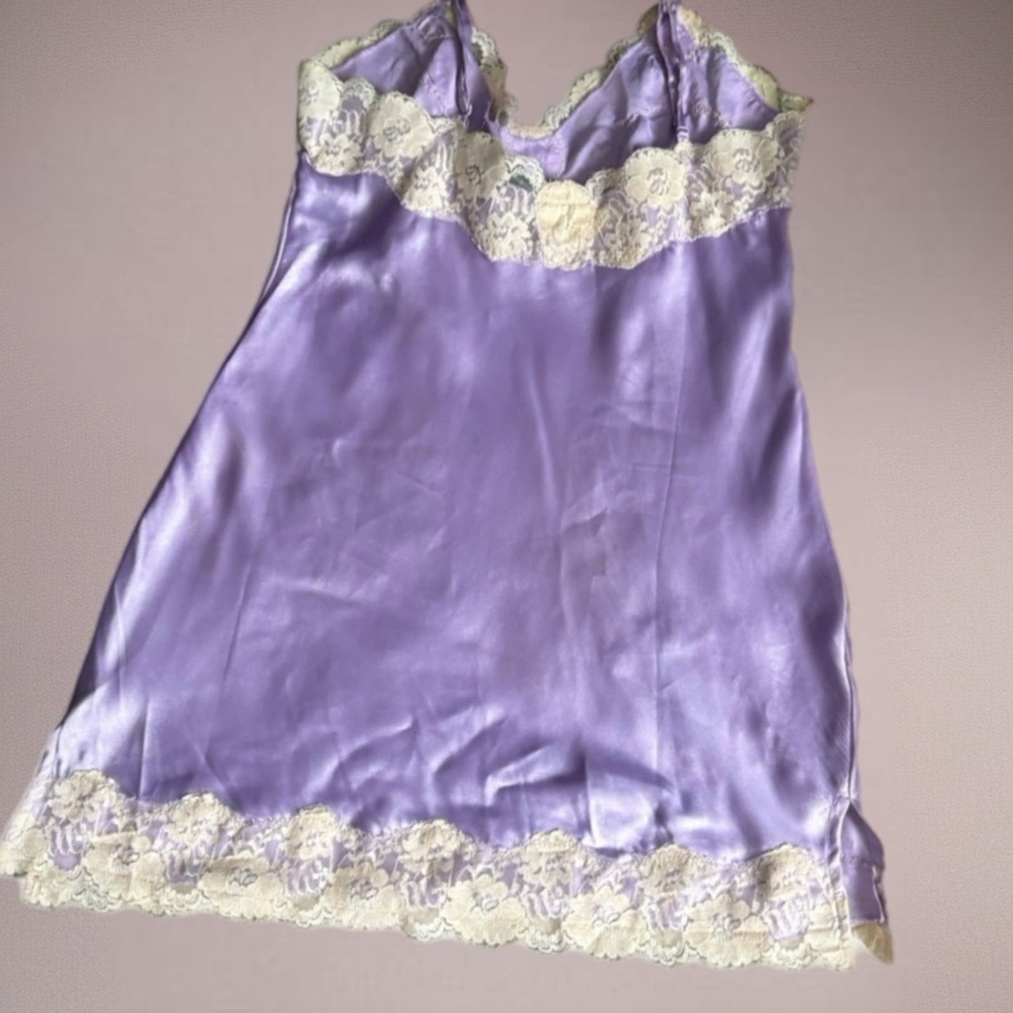LAVENDER AND CREAM LACE CAMI