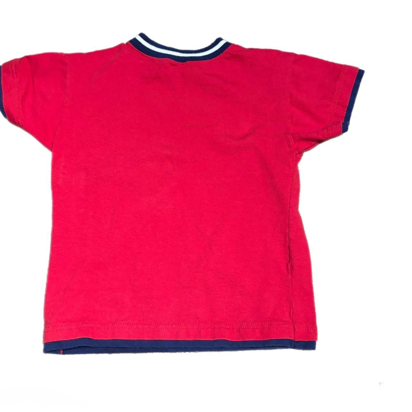 NIKE KIDS RED AND NAVY 90'S TEE