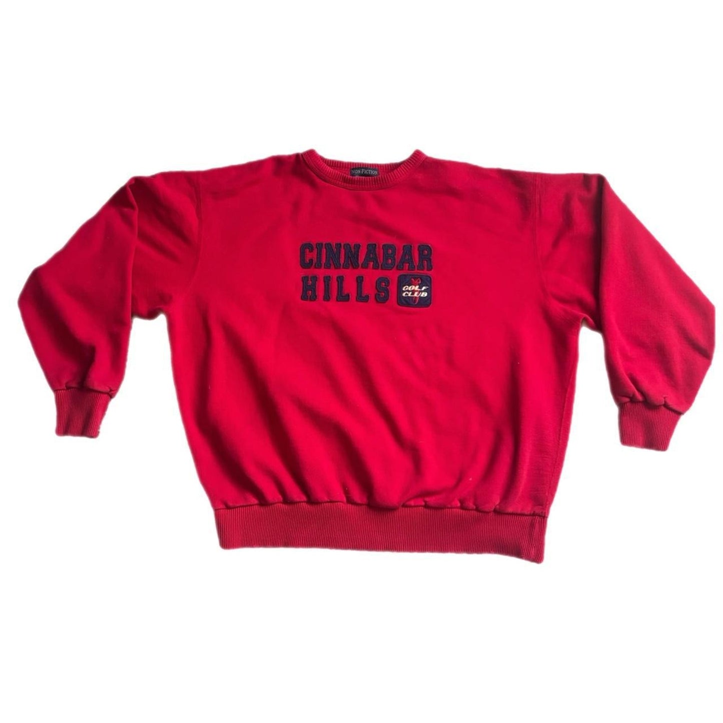 90'S CINABARR HILLS RED CREWNECK