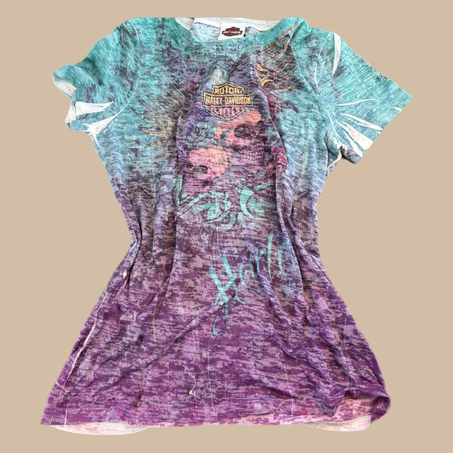 HARLEY DAVIDSON SKULL BOLD TEE