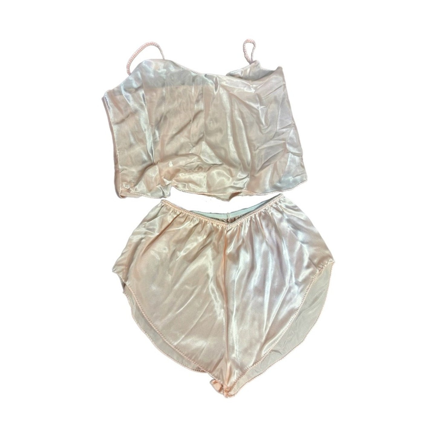 1980’s PINK SATIN PAJAMA SET
