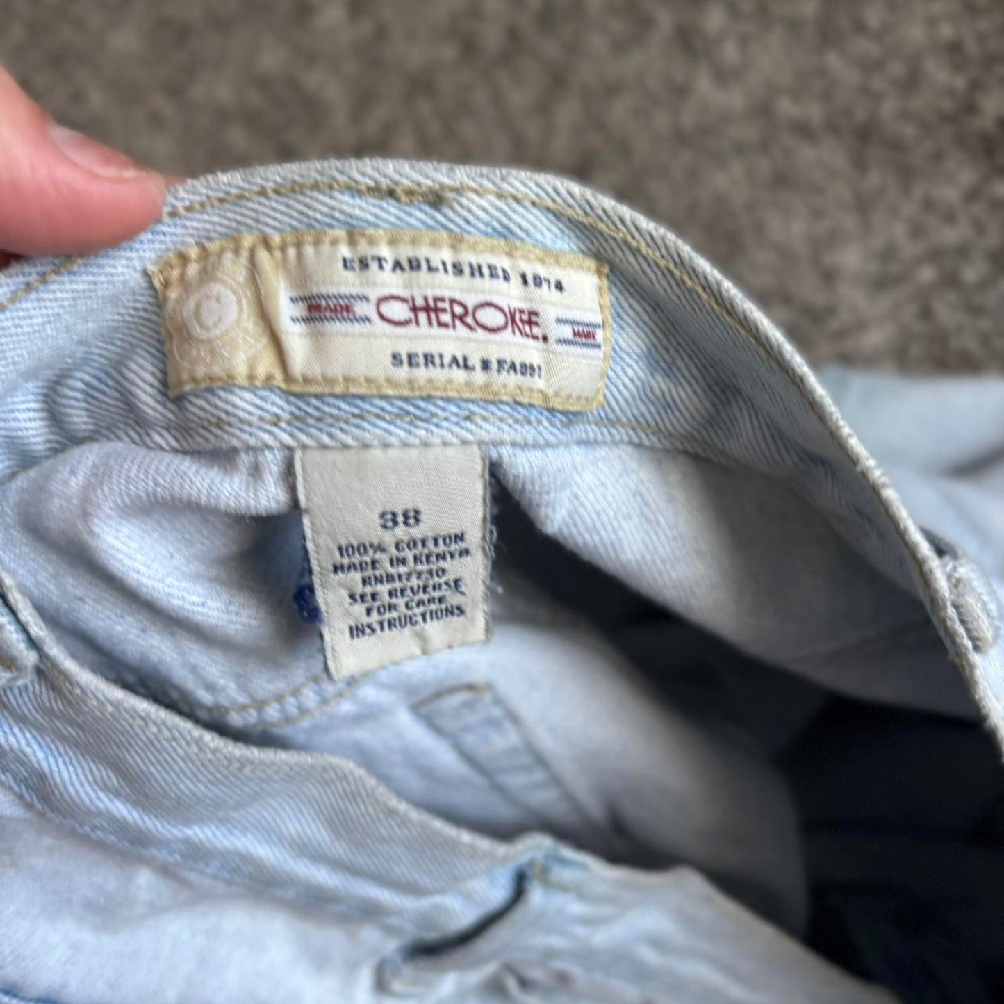 90s LIGHT BLUE DENIM SHORTS