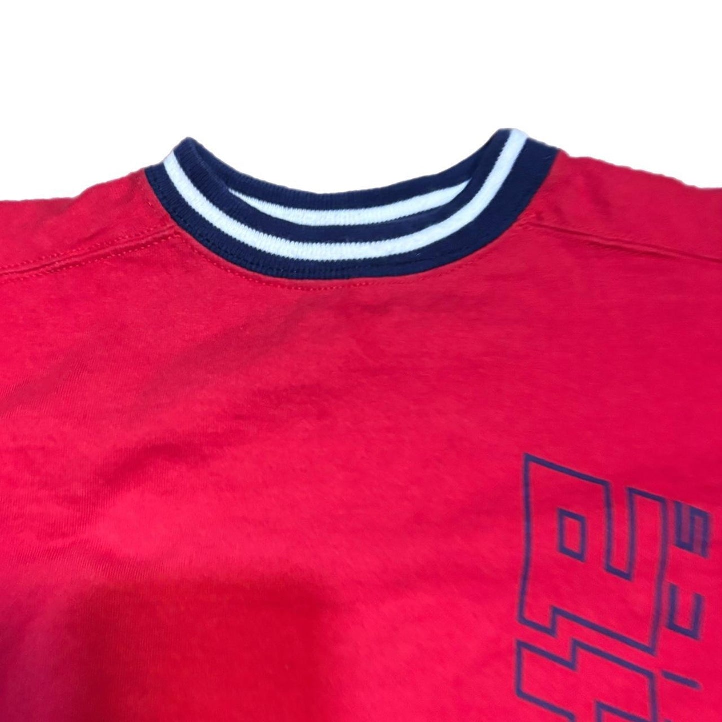 NIKE KIDS RED AND NAVY 90'S TEE