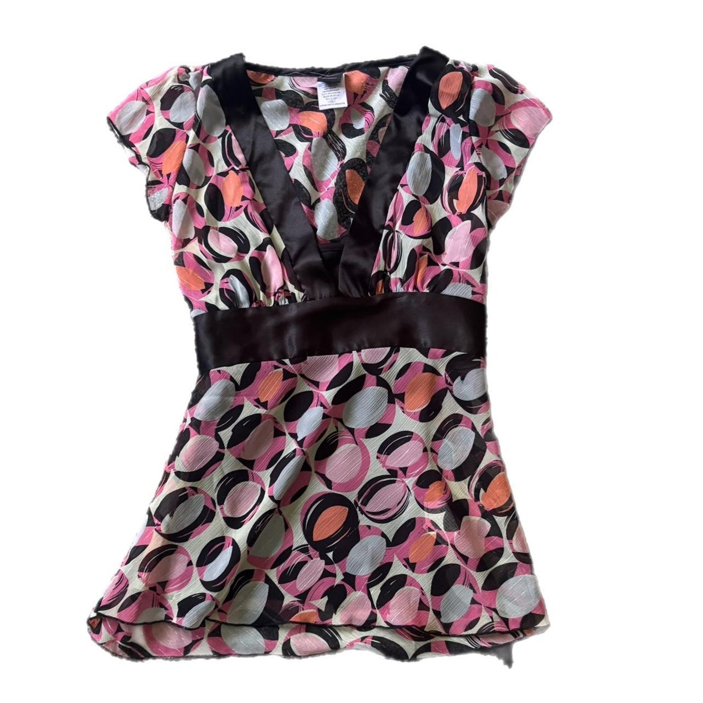 BRIGHT COLORED Y2K BLOUSE