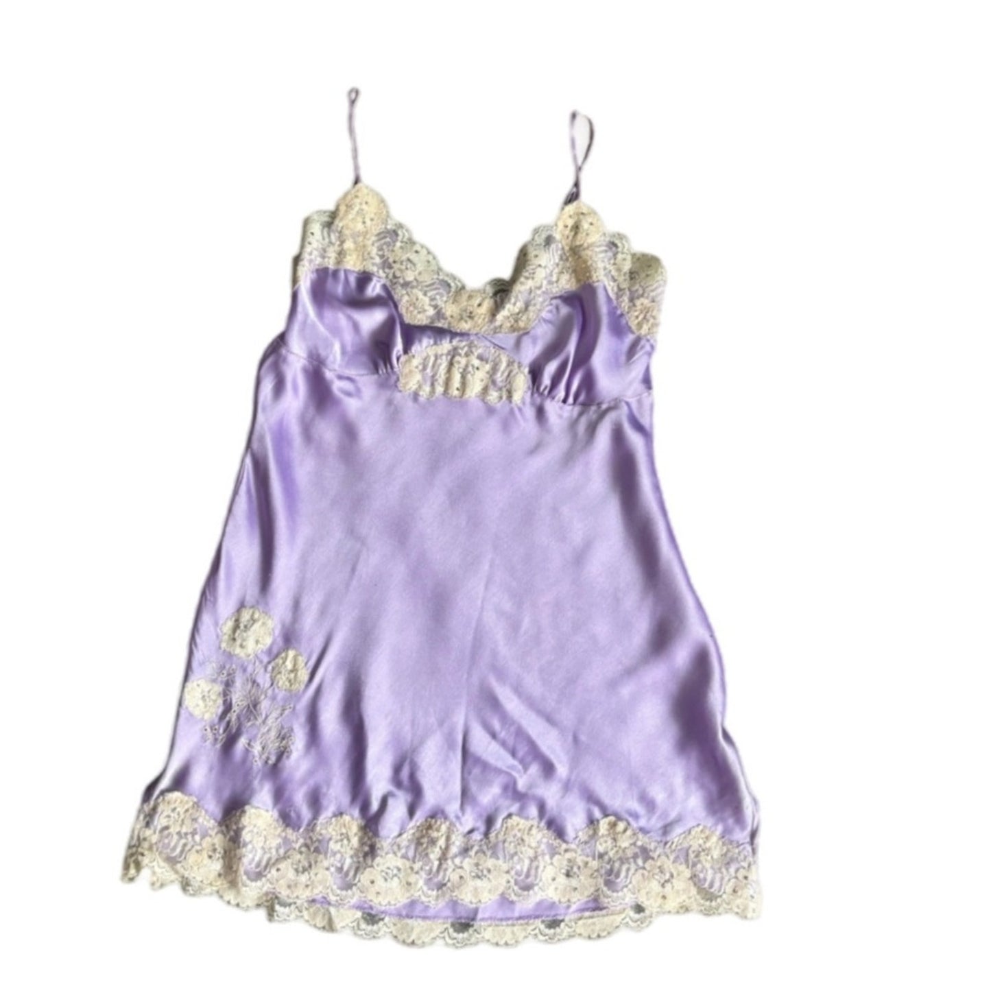 LAVENDER AND CREAM LACE CAMI