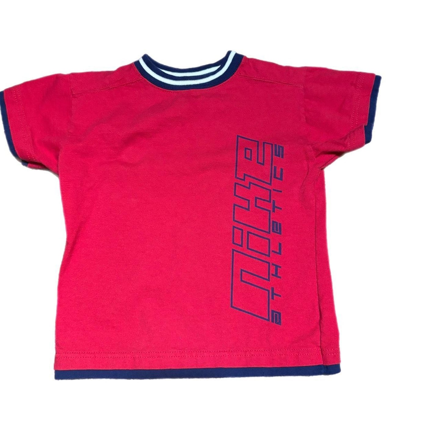 NIKE KIDS RED AND NAVY 90'S TEE