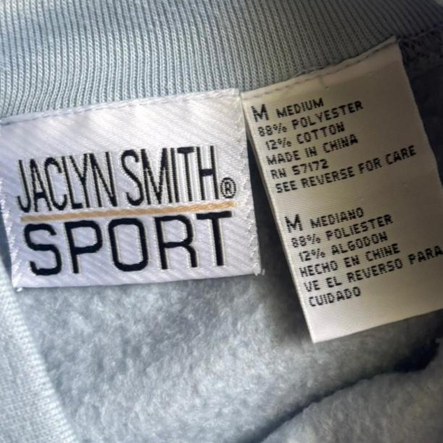 90'S FLORAL LIGHT BLUE SWEATSUIT