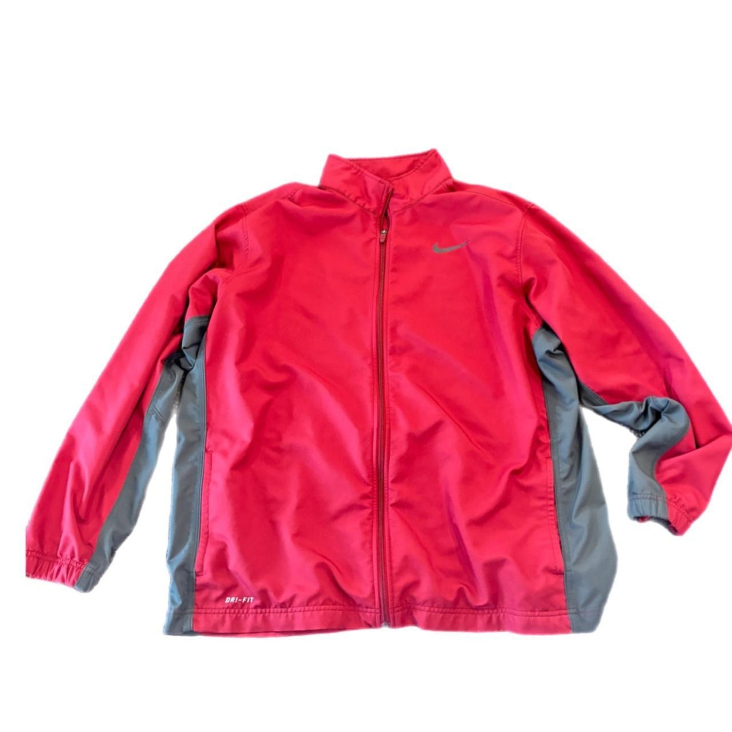 NIKE MAROON AND CHARCOAL WINDBREAKER