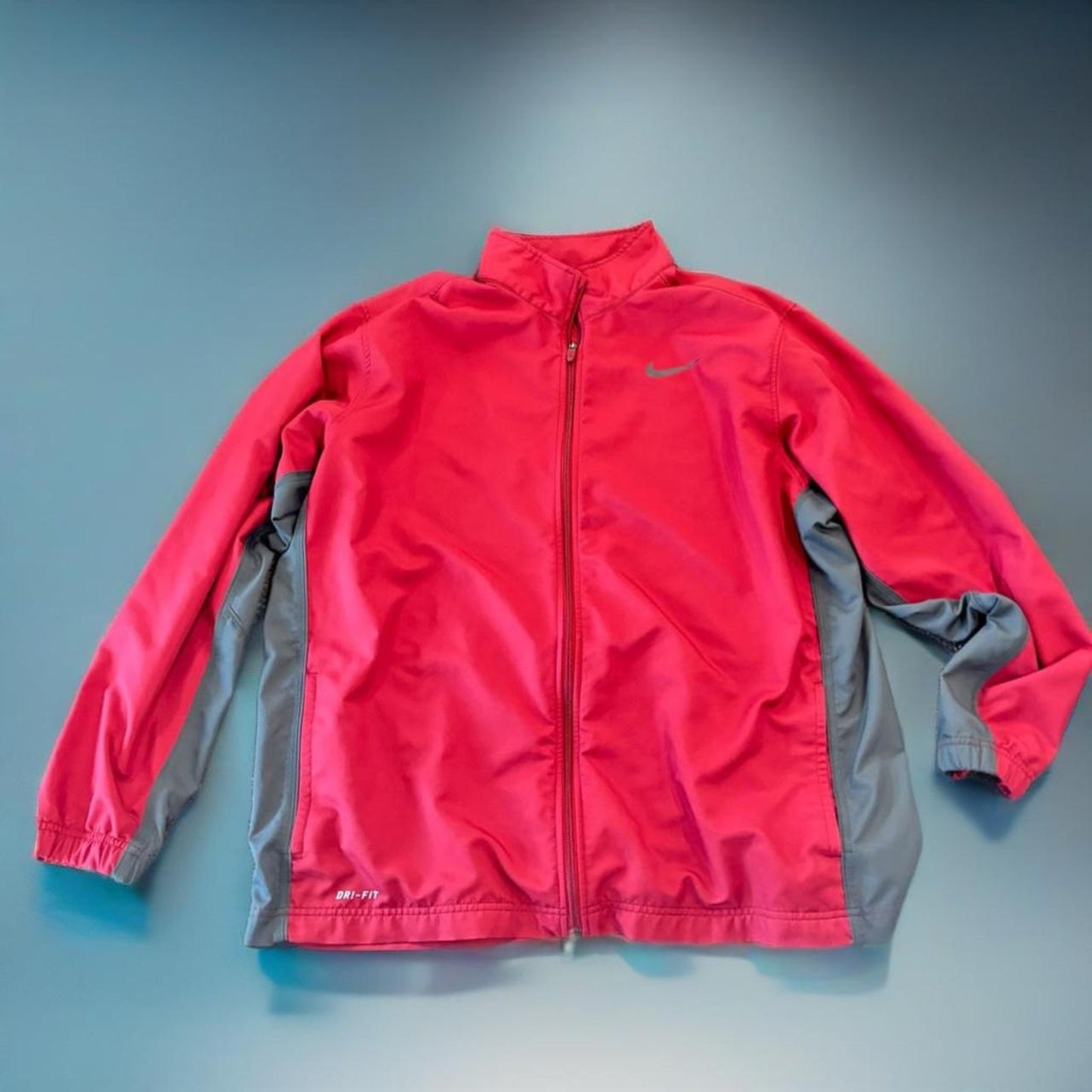 NIKE MAROON AND CHARCOAL WINDBREAKER