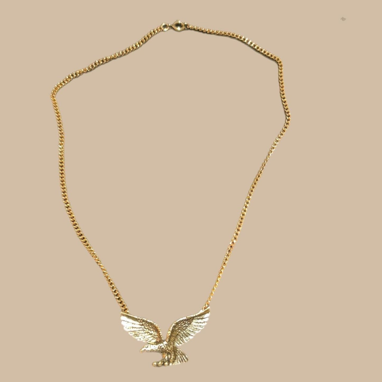 GOLD TONED EAGLE NECKLACE