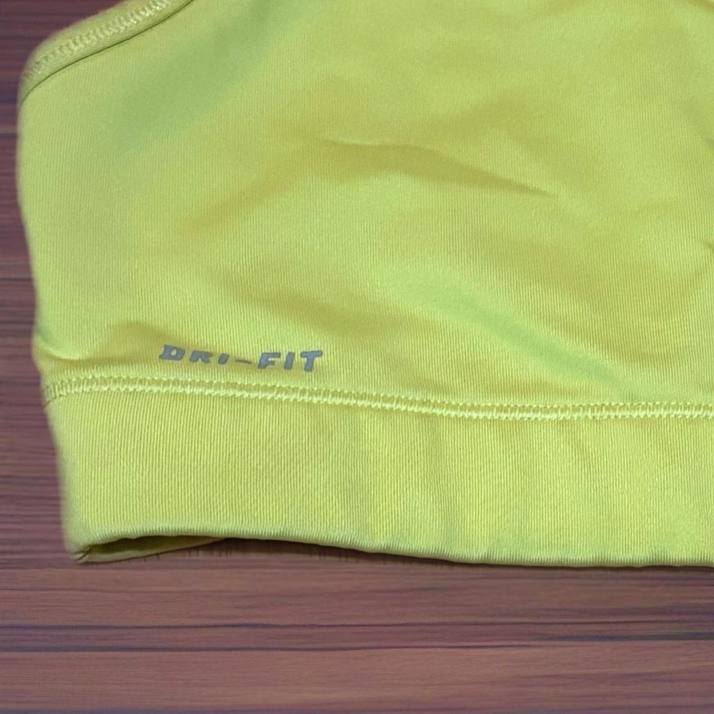 Nike NEON YELLOW DRI-FIT RACERBACK BRA