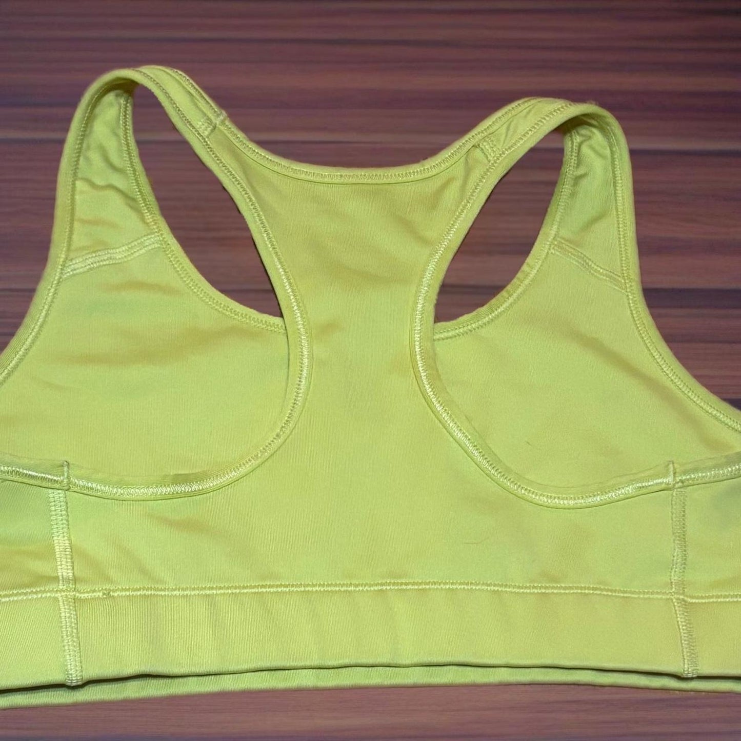 Nike NEON YELLOW DRI-FIT RACERBACK BRA