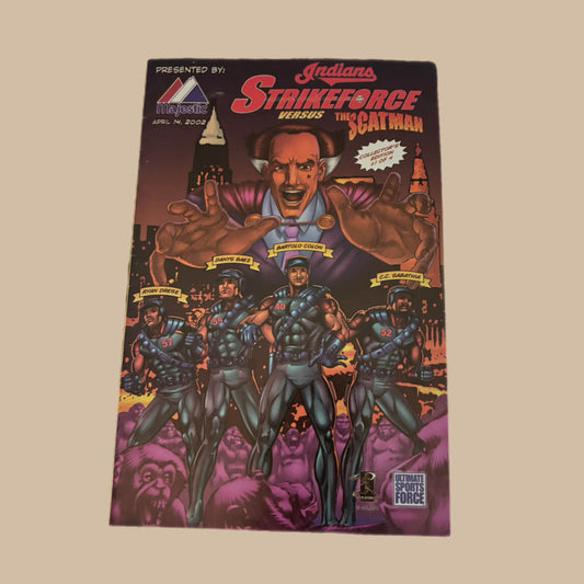 2002 CLEVELAND INDIANS COMIC BOOK