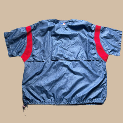 90s STARTER CLEVELAND INDIANS SHORT SLEEVE WINDBREAKER