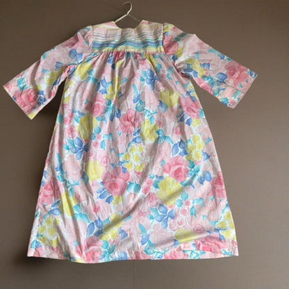 80s FLORAL AND STRIPE MOOMOO