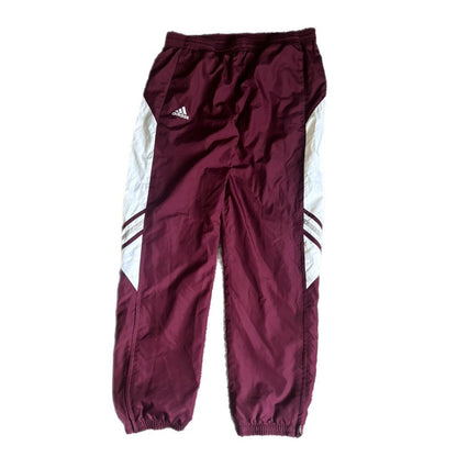 2006 BURGUNDY ADIDAS TRACK PANTS
