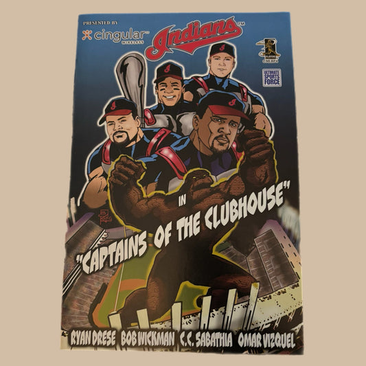 2002 CLEVELAND INDIANS IN CAPTAINS OF CLUBHOUSE