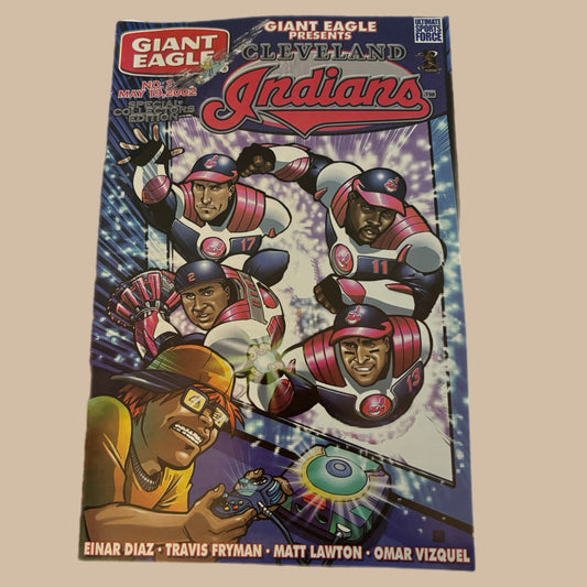 2002 CLEVELAND INDIANS STRIKE FORCE COMIC BOOK