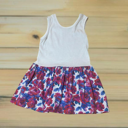 FLORAL Y2K TWO PIECE DRESS