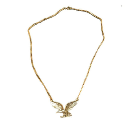 GOLD TONED EAGLE NECKLACE