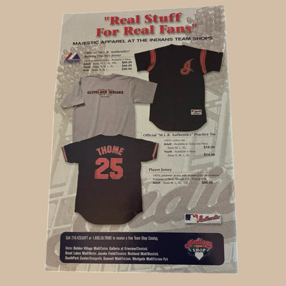 2002 CLEVELAND INDIANS COMIC BOOK