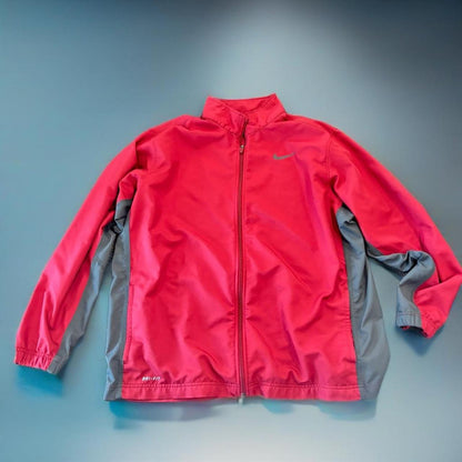 NIKE MAROON AND CHARCOAL WINDBREAKER
